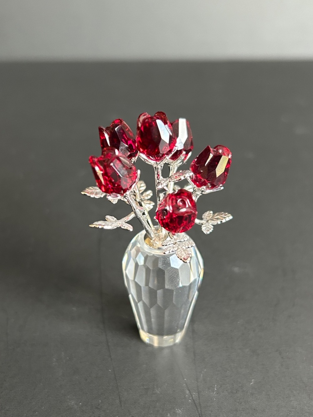 Retired Swarovski Red Roses - Picture 2 of 8